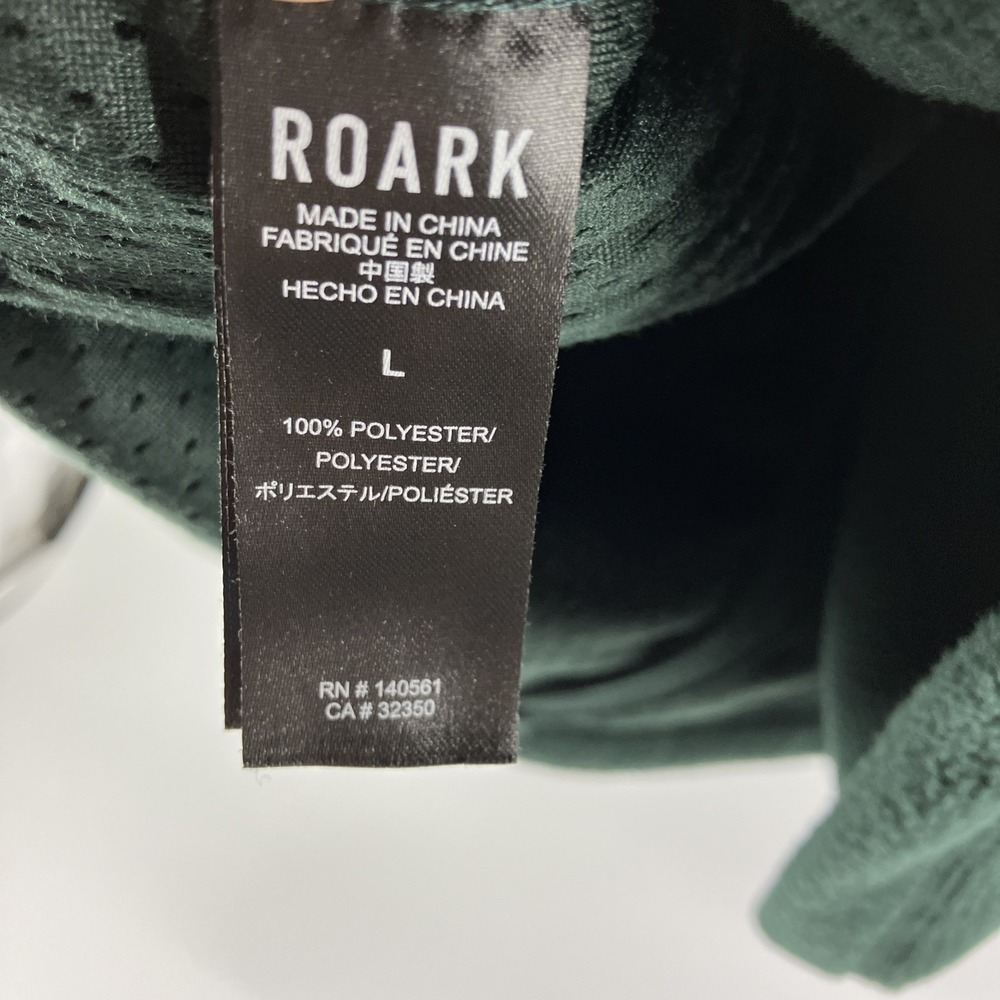 Roark Men's Landfall Fleece, Zip Up Jacket, Spruce Green, L - Picture 8 of 8